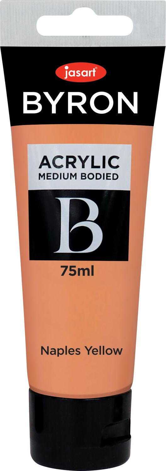 PAINT JASART BYRON ACRYLIC 75ML NAPLES YELLOW