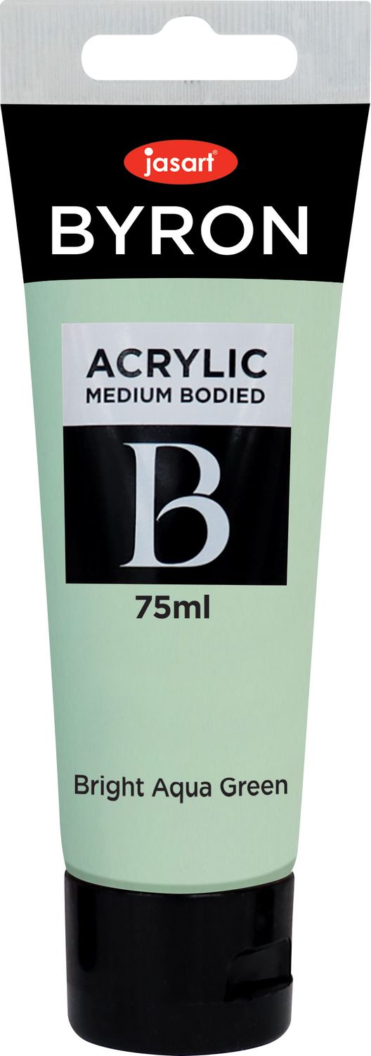 PAINT JASART BYRON ACRYLIC 75ML BRIGHT AQUA GREEN