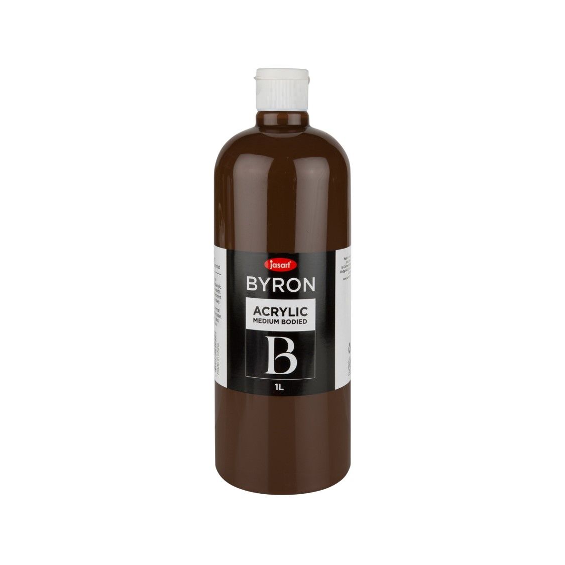 PAINT JASART BYRON ACRYLIC 1 LITRE BURNT UMBER