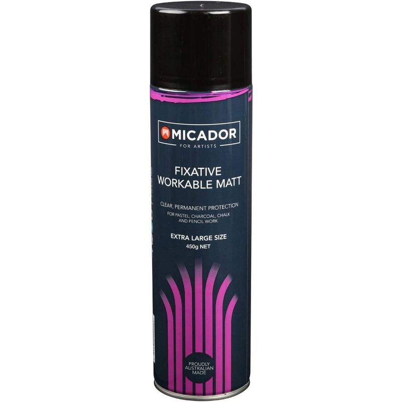 GLUE SPRAY MICADOR FIXATIVE WORKABLE MAT 450GM
