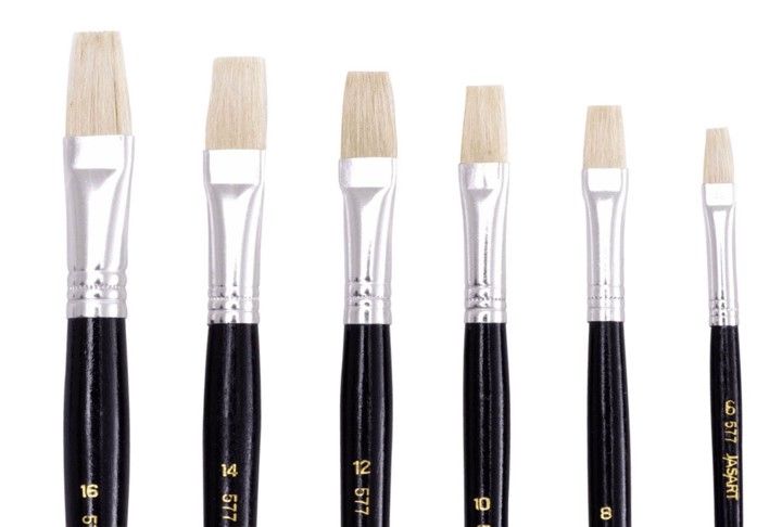 BRUSH JASART HOG BRISTLE SERIES 577 FLAT SIZE 14