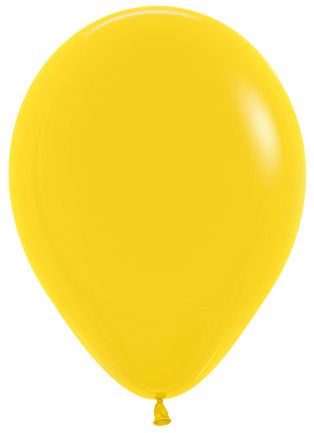 BALLOONS ALPEN 25CM YELLOW 15'S