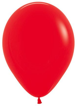 BALLOONS ALPEN 25CM RED 15'S