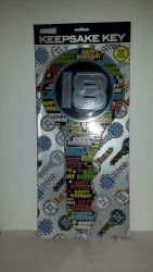 BIRTHDAY KEY OZCORP 18TH MULTI HAPPY BIRTHDAY