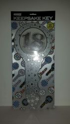 BIRTHDAY KEY OZCORP 18TH SILVER STARS