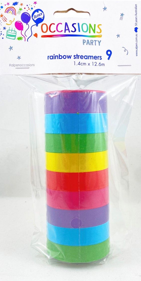 STREAMERS BOAT ALPEN P9 ASSORTED COLOURS