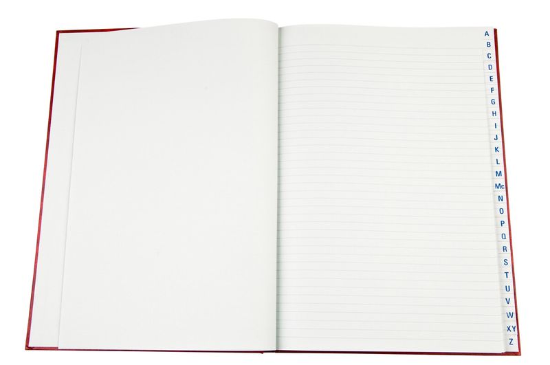 ACCOUNT BOOK COLLINS 3880 INDEX/THRU