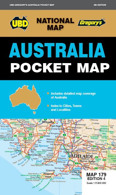 MAP UBD/GRE 540MMX750MM AUSTRALIA 179 4TH ED