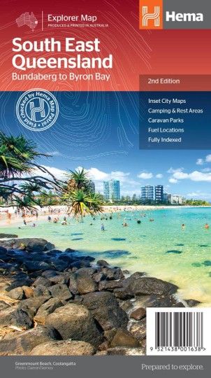 MAP HEMA SOUTH EAST QUEENSLAND 2ND EDITION