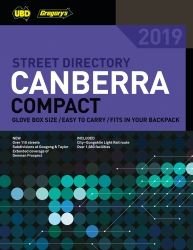 STREET DIRECTORY UBD/GRE COMPACT CANBERRA 2019 7TH EDITION
