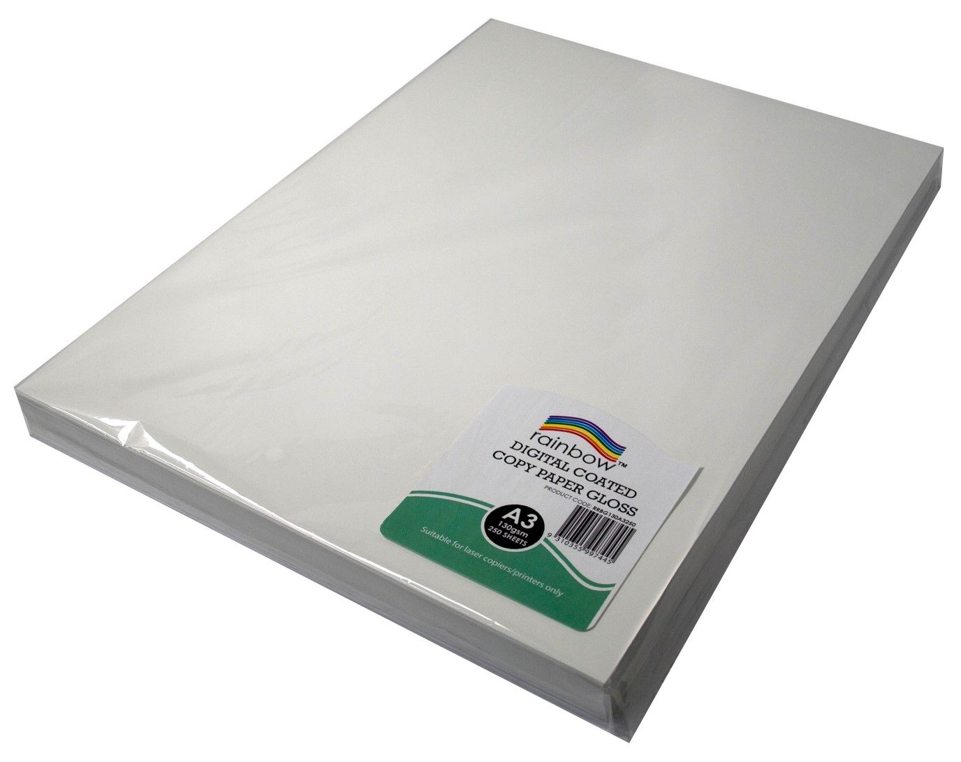 DIGITAL COPY PAPER RAINBOW A3 GLOSS 130GSM WHITE PK250