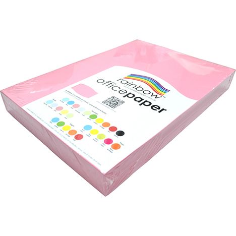 COPY PAPER RAINBOW A3 80GSM PINK PK500