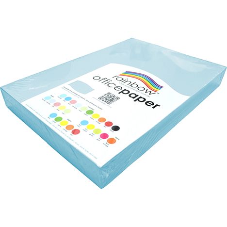 COPY PAPER RAINBOW A3 80GSM SKY BLUE PK500