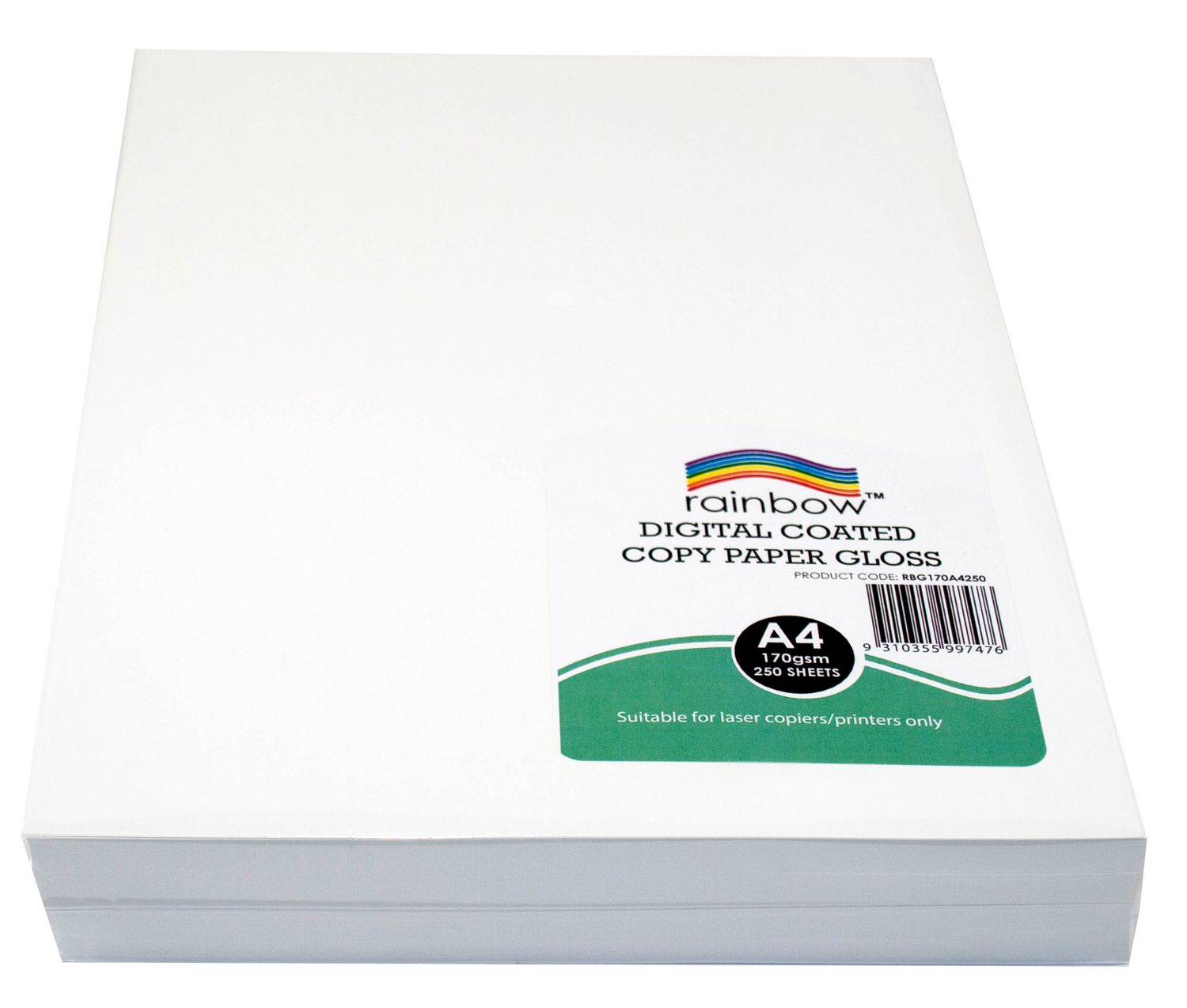 DIGITAL COPY PAPER RAINBOW A4 GLOSS 170GSM WHITE PK250