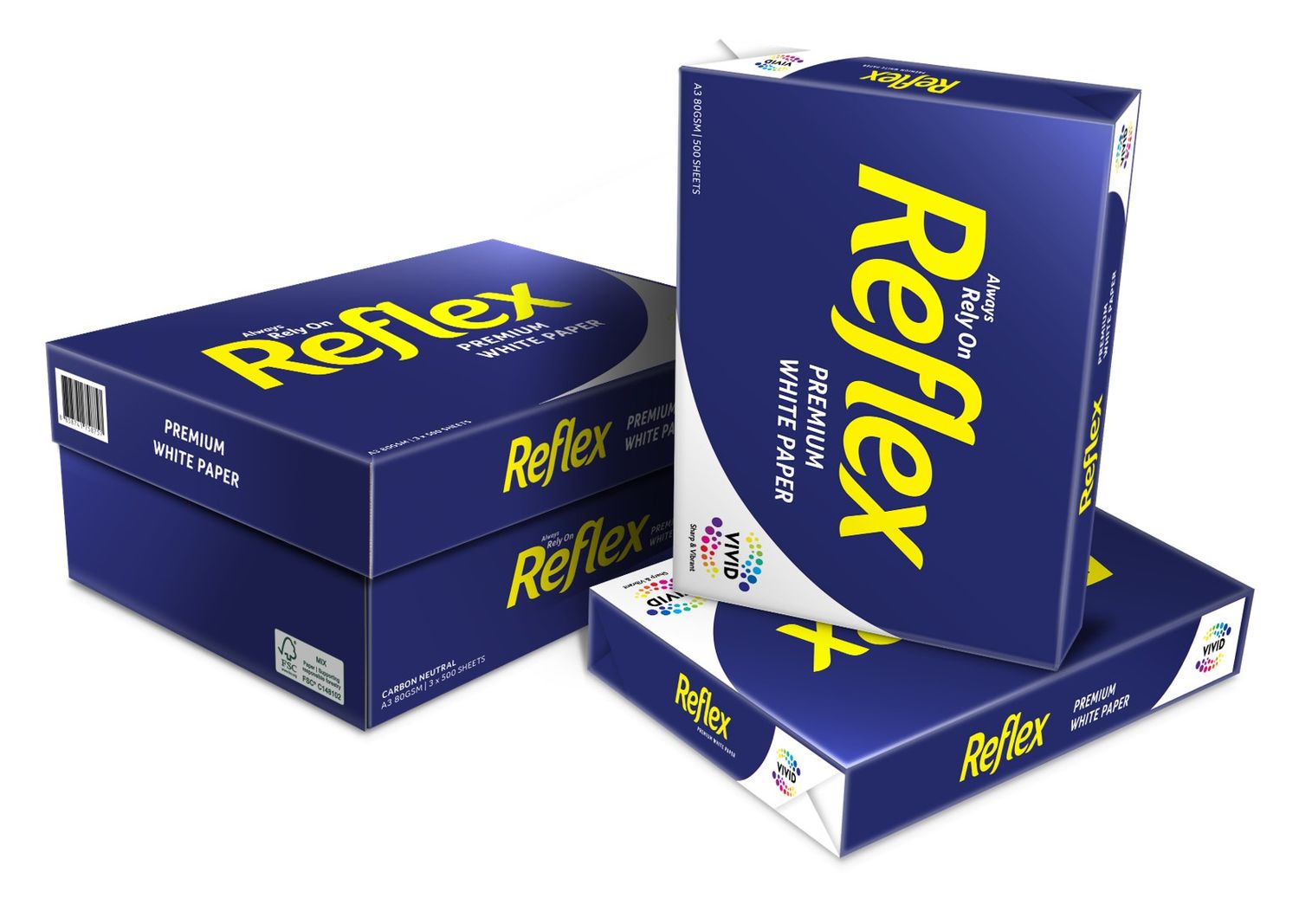 COPY PAPER REFLEX A3 80GSM WHITE PK500