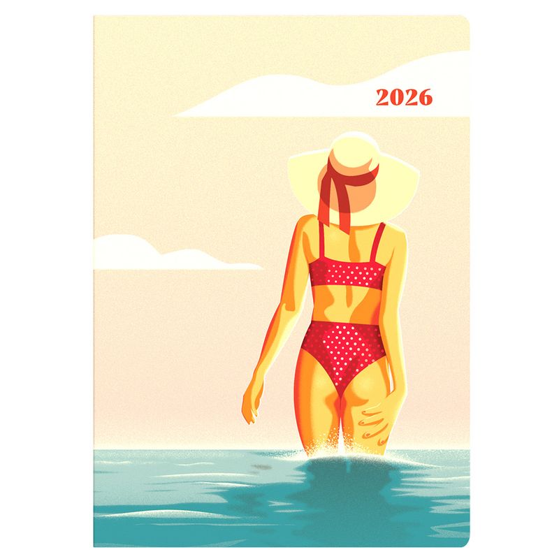 DIARY 2026 COLLINS SUBMERGE A5 E-SM153.89 RECY WTV BEIGE