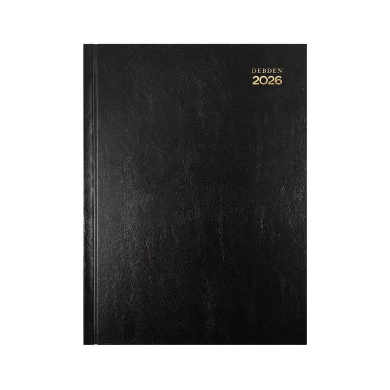 DIARY 2026 DEBDEN KYOTO A4 3201.P99 WTV BLACK