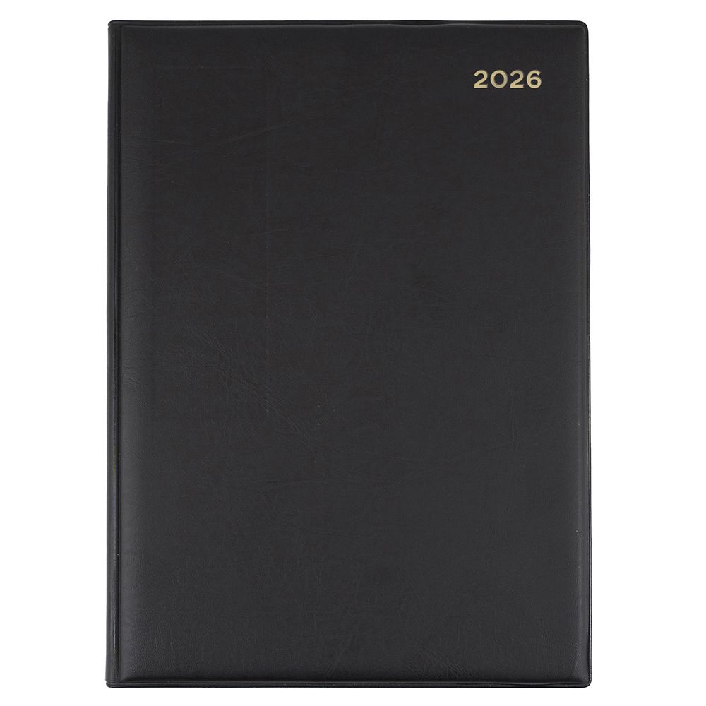 DIARY 2026 COLLINS BELMONT 190X260MM QBA41.V99 PVC MANAGER 1DTP BLACK