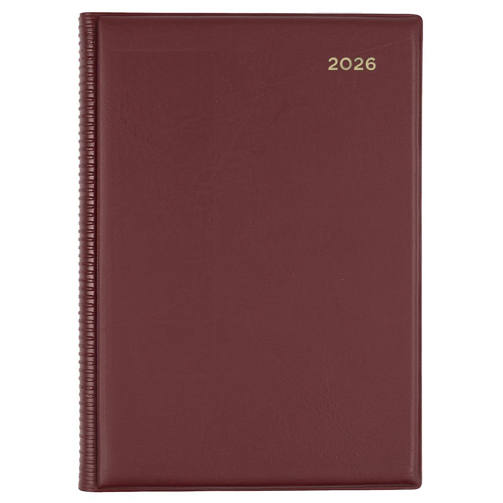 DIARY 2026 COLLINS BELMONT A5 187.V78 PVC 1DTP C RED