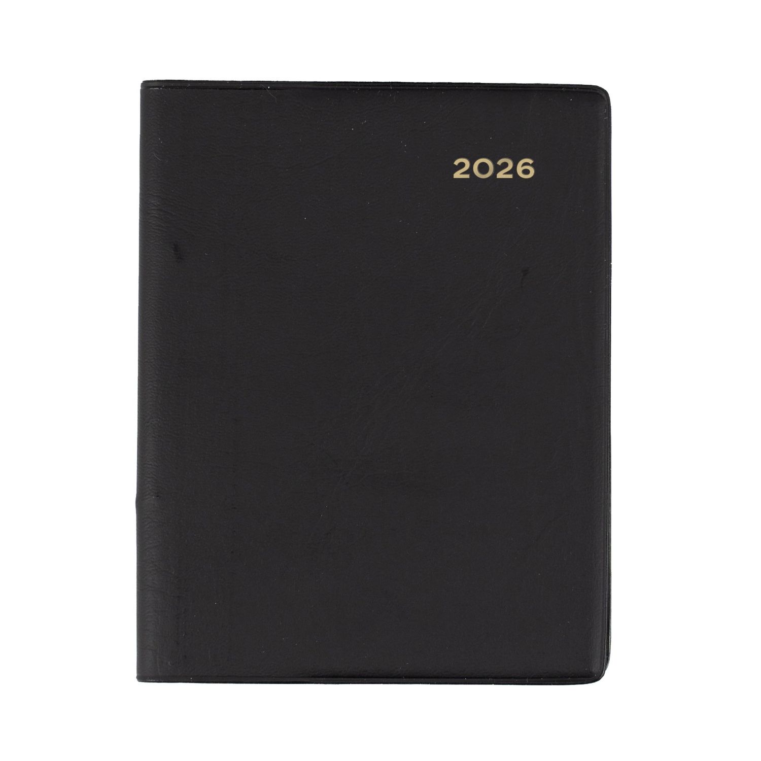 DIARY 2026 COLLINS BELMONT A7 337P.V99 PVC PKT W PENCIL WTV BLACK