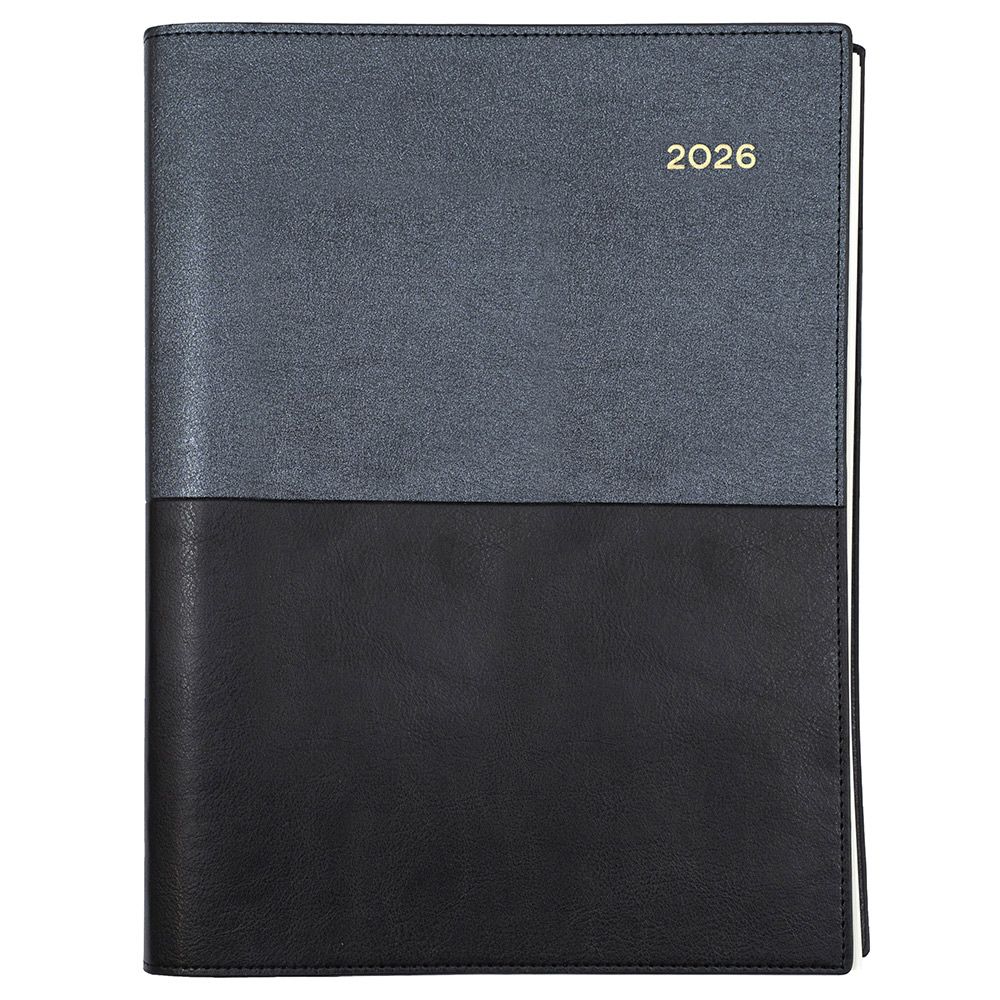 DIARY 2026 COLLINS VANESSA A5 285.V99 2DTP BLACK