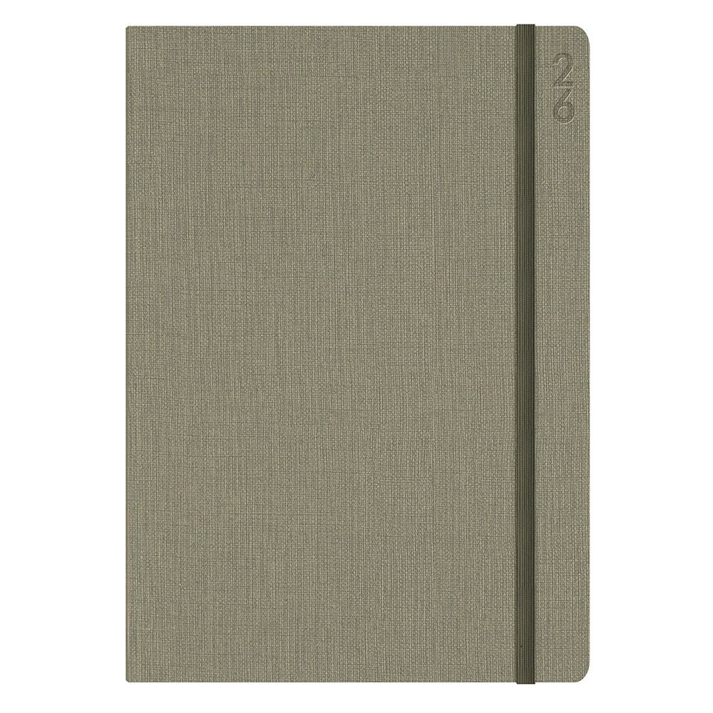 DIARY 2026 DEBDEN DESIGNER A5 D38.P52-25 WTV GREEN
