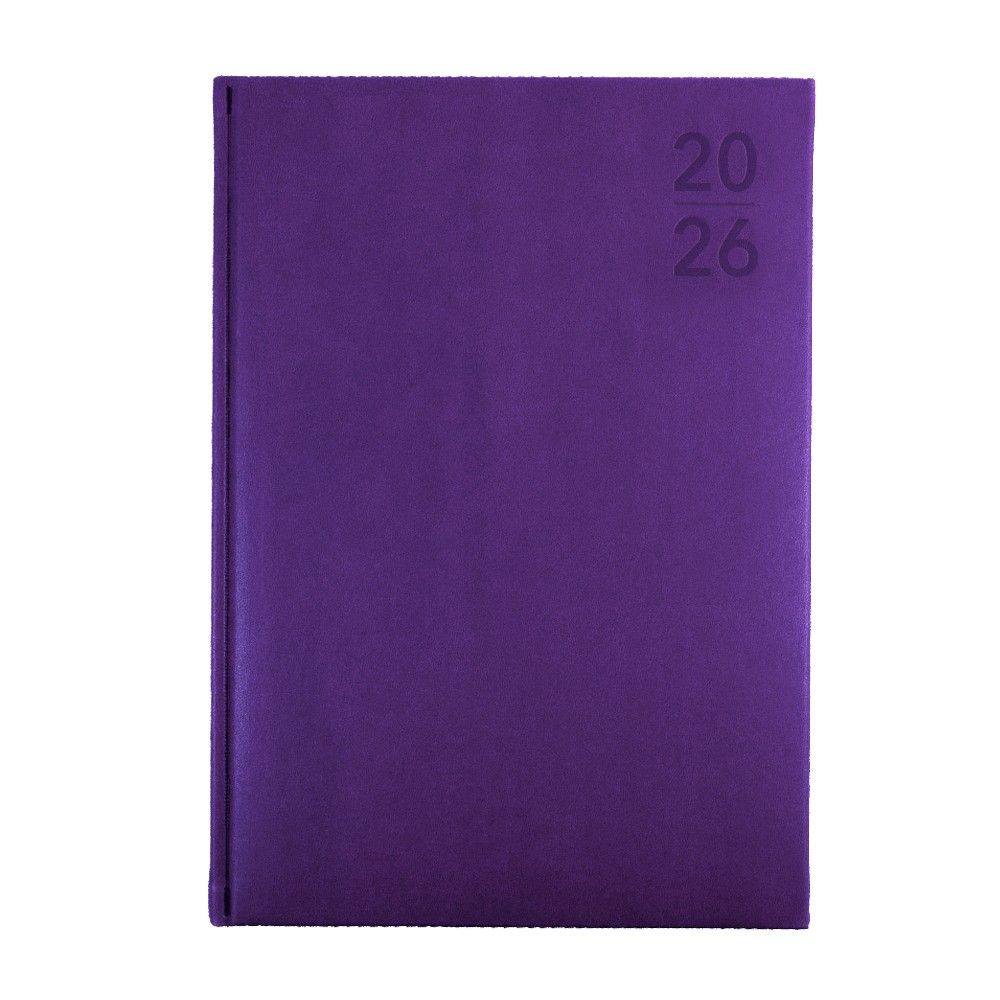 DIARY 2026 DEBDEN SILHOUETTE A4 S4100.P55 1DTP PURPLE