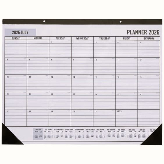 DESK PLANNER GNS 2026 550X430MM MTV