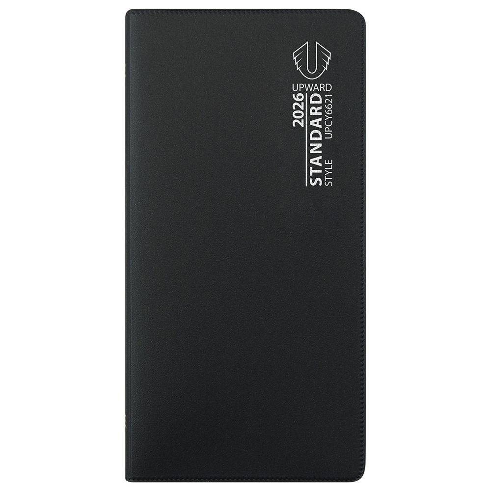 DIARY 2026 UPWARD STANDARD A6/7 6621 PVC 2WTV BLACK