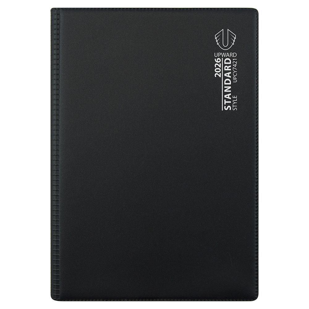DIARY 2026 UPWARD STANDARD A5 7421 PVC WTV BLACK