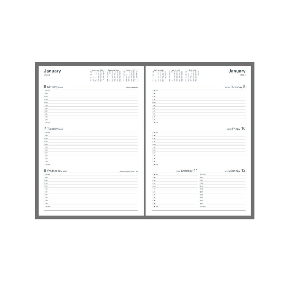 DIARY FINANCIAL YEAR 25-26 KINGSGROVE A4 341 P59 WTV BLUE