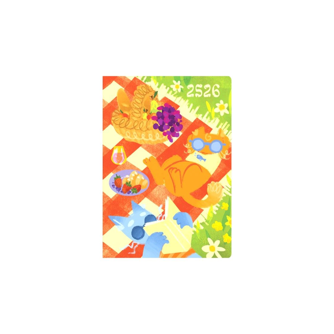 DIARY FINANCIAL YEAR 25-26 CATS A5 E-CAT153M.PC RECYCLED WTV PICNIC