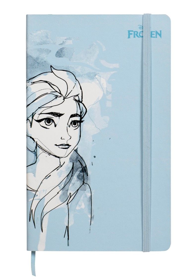 JOURNAL  SPIRAX 127X209 FROZEN 2 ELSA ELASTIC CLOSURE CASEBOUND 90GSM 192PG