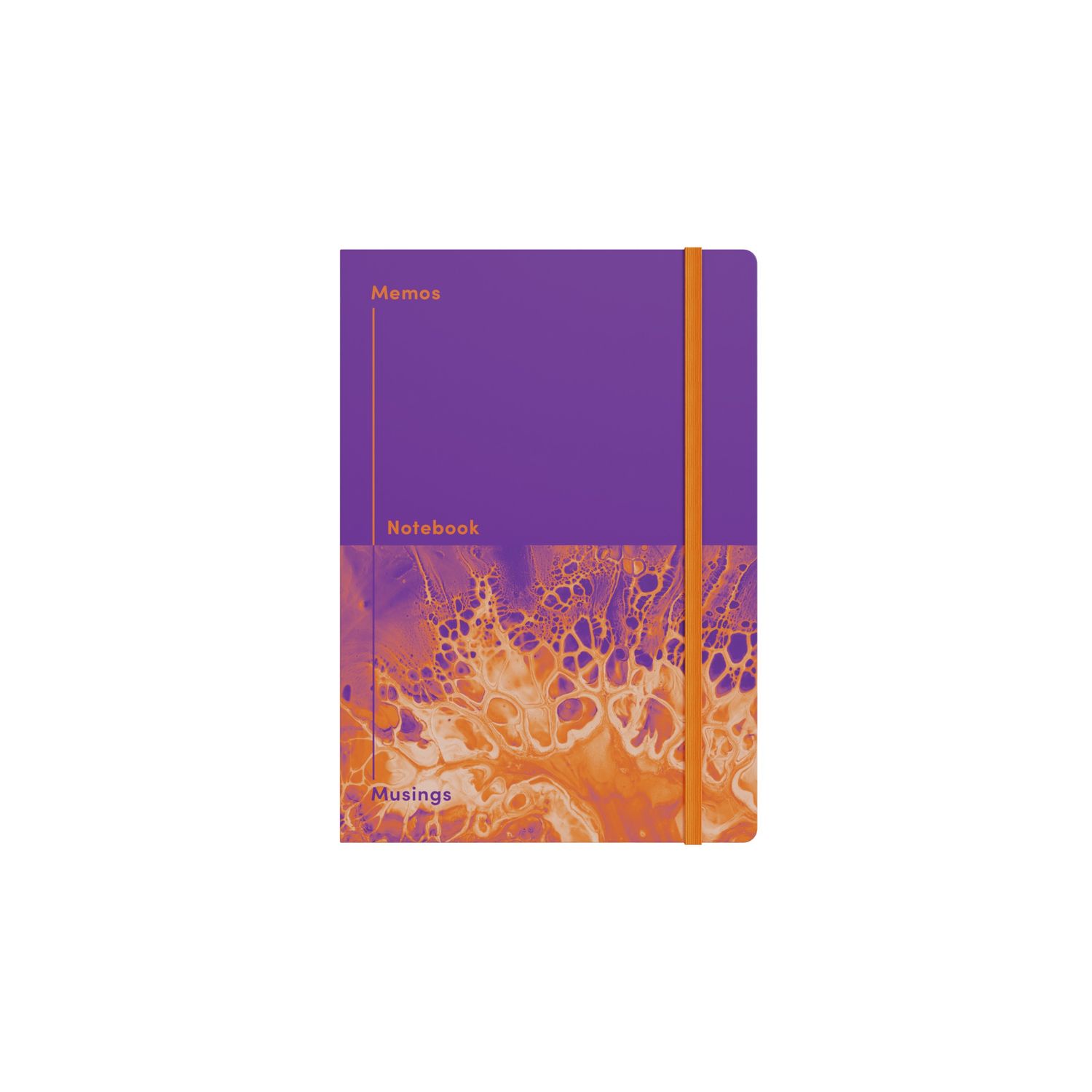 NOTEBOOK JUMBLE & CO A5 RECYCLED MEMOS & MUSINGS PURPLE