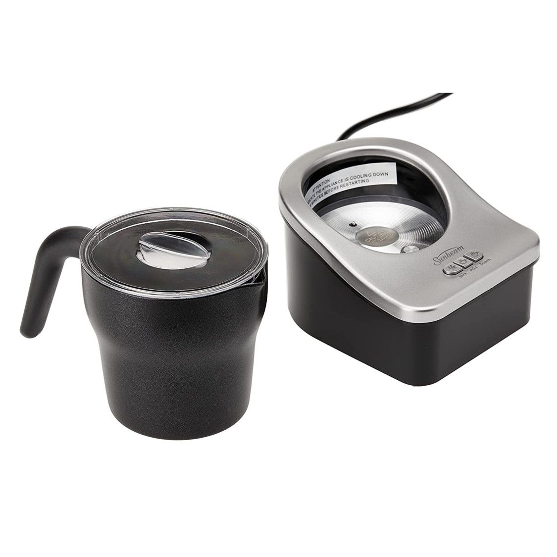 MILK FROTHER SUNBEAM 0.25L CAPACITY CAFÃ¯Â¿Â½ CREAMY BLACK
