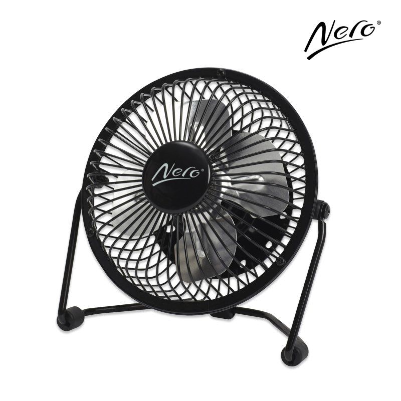 FAN NERO DESK 10CM MINI BLACK USB