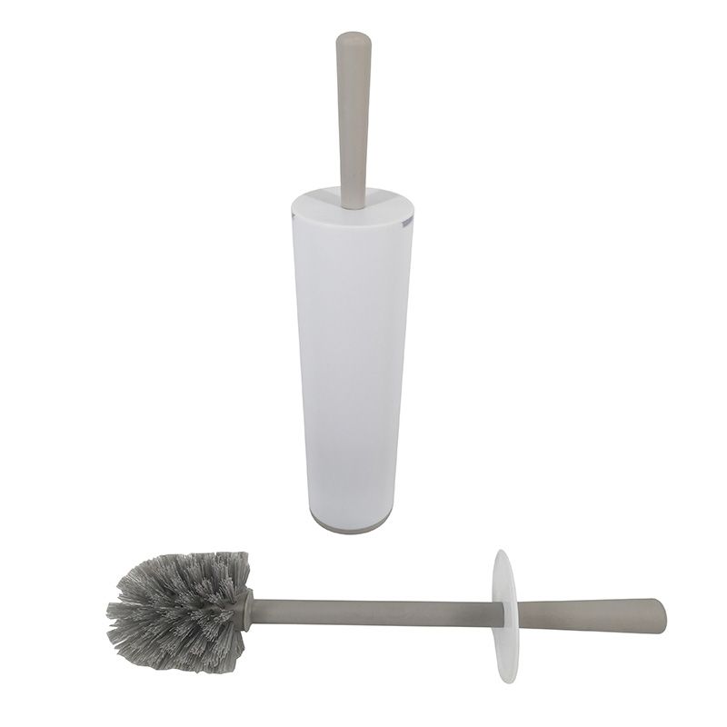 TOILET BRUSH COMPASS GREY/WHITE EACH