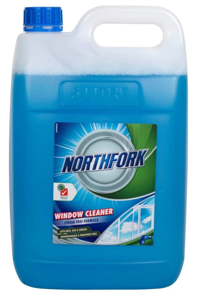WINDOW AND GLASS CLEANER NORTHFORK 5L GECA