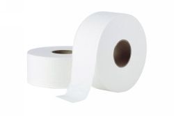 TOILET PAPER ROLL LIVI ESSENTIALS 300M JUMBO EMBOSSED 2PLY