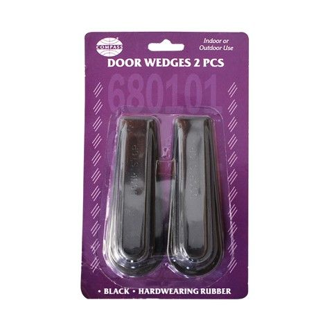 DOOR WEDGE COMPASS BLACK