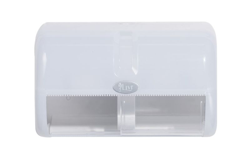 TOILET ROLL DISPENSER LIVI TWIN SIDE BY SIDE