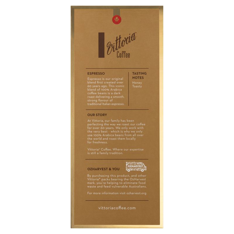 COFFEE CAPS VITTORIA 10'S NESPRESSO COMPATIBLE ESPRESSO