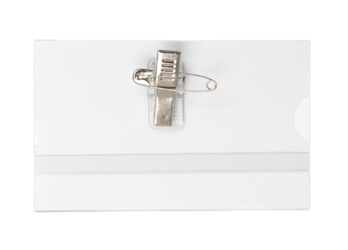 NAME BADGE & CARD HOLDER STAT PIN & CLIP BX50