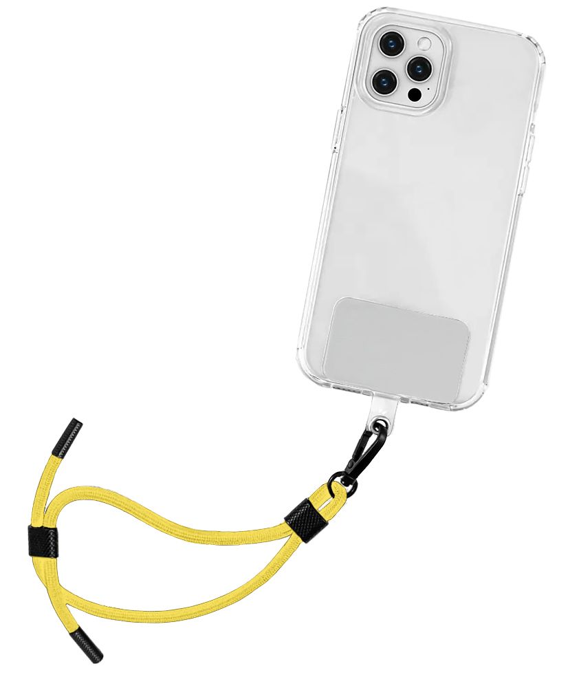PHONE STRAP JUMBLE & CO SLING & GRIP YELLOW