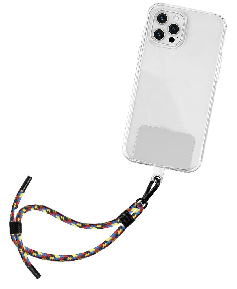 PHONE STRAP JUMBLE & CO SLING & GRIP MULTI COLOURED