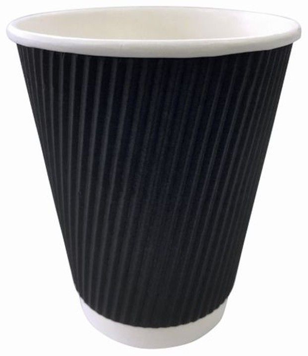 SP- PAPER CUP WRITER 8OZ (227ML) DOUBLE WALL BLACK PK500