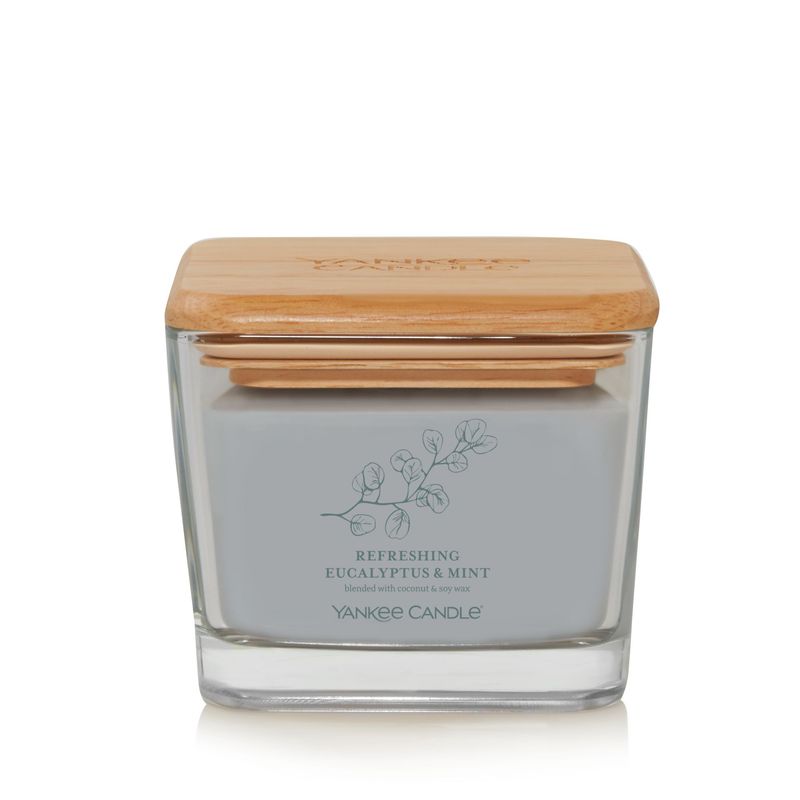 CANDLE YANKEE WELL LIVING MEDIUM REFRESHING EUCALYPTUS & MINT
