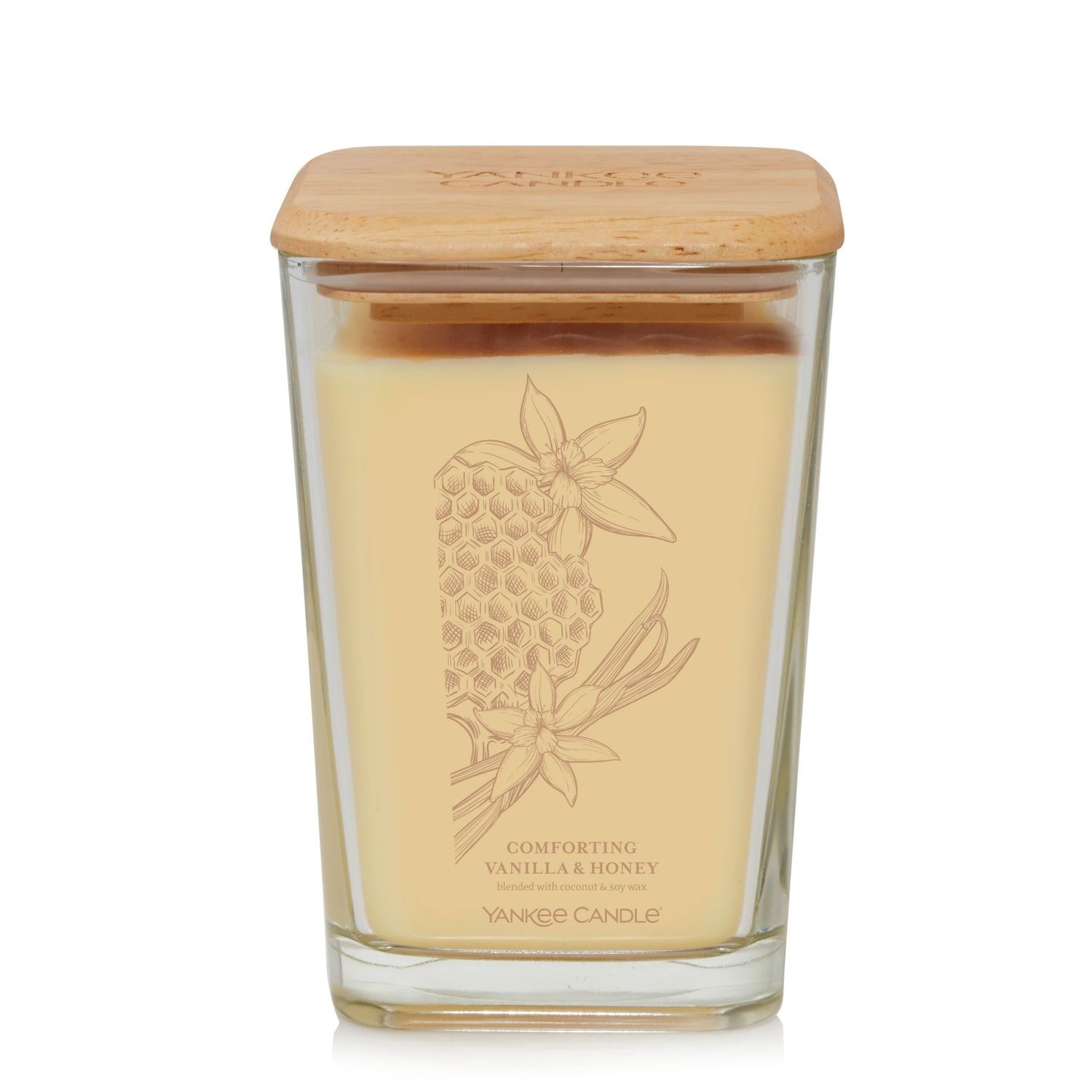 CANDLE YANKEE WELL LIVING LARGE COMFORTING VANILLA & HONEY