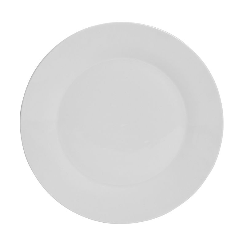 PLATE DINNER BASICS WEATHERDON 255MM WHITE