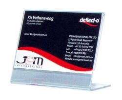 DEFLECT-O BUSINESS CARD HOLDER SLANTED 46301